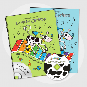 Livre-disque - Apprendre la musique avec la vache Carillon